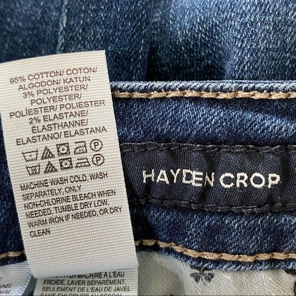 Lucky Brand High Waist Hayden Crop Blue Jeans Size 6/28 with MEASUREMENTS! - Picture 6 of 13